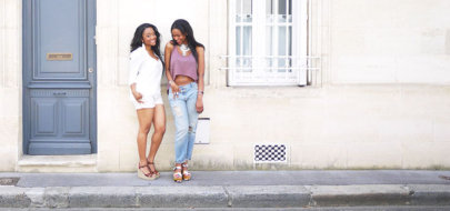 Look d’été pour la fête du vin entre cousines !